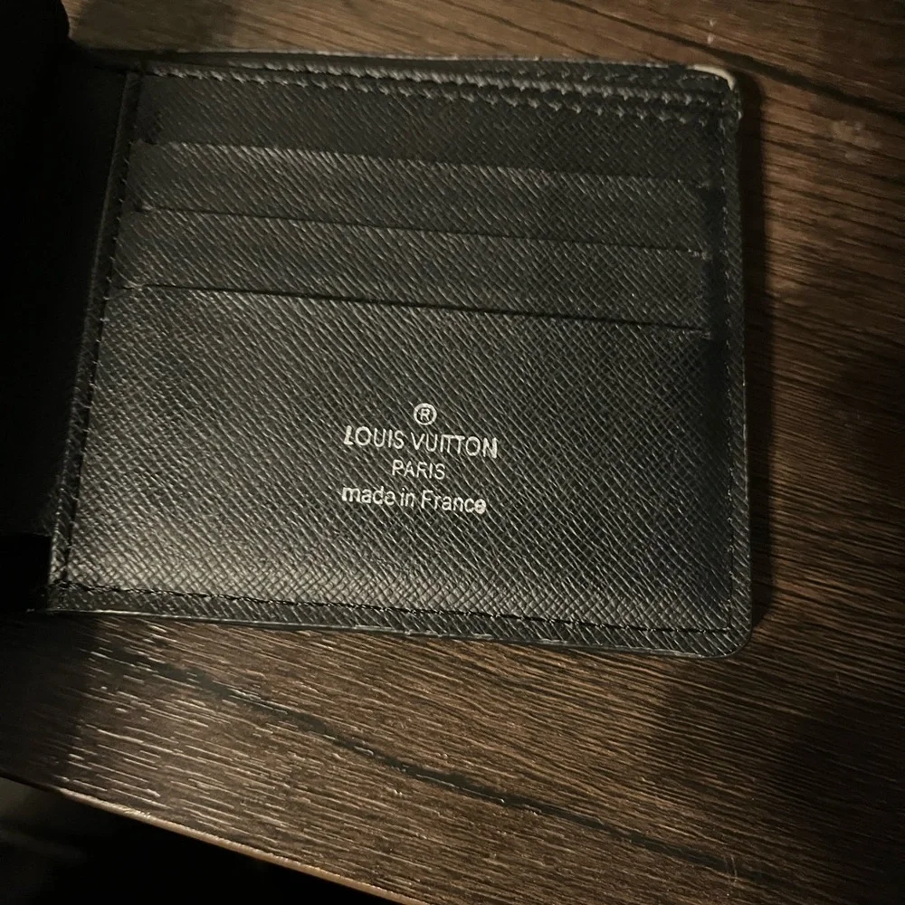 Louis Vuitton Black Checkered Wallet